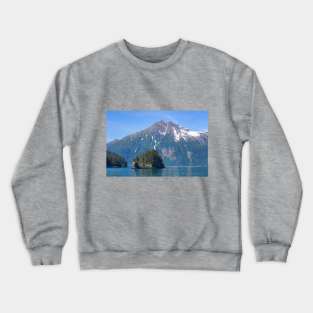 USA. Alaska. Tiny Island. Crewneck Sweatshirt